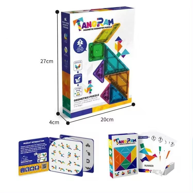 Tangram Magnético Didáctico educativo