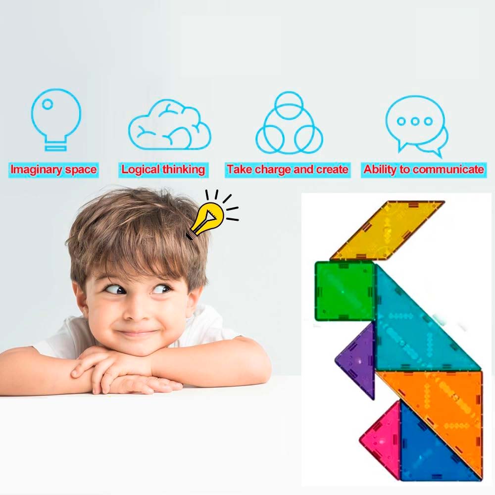 Tangram Magnético Didáctico educativo