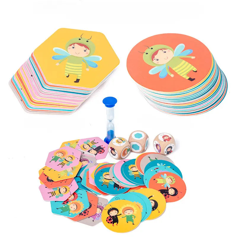 Juego cognitivo montessori educativo