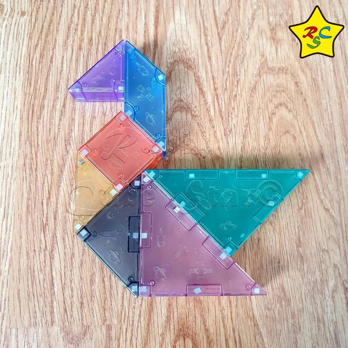 Tangram Magnético Didáctico educativo