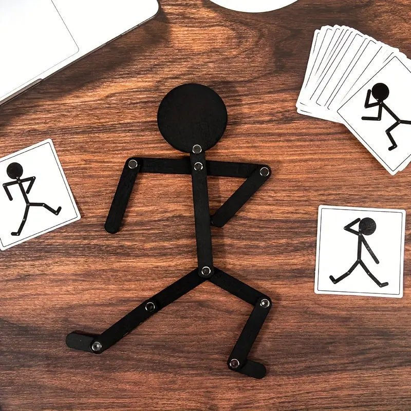 Juego De Armar Wooden Man Montessori Rom