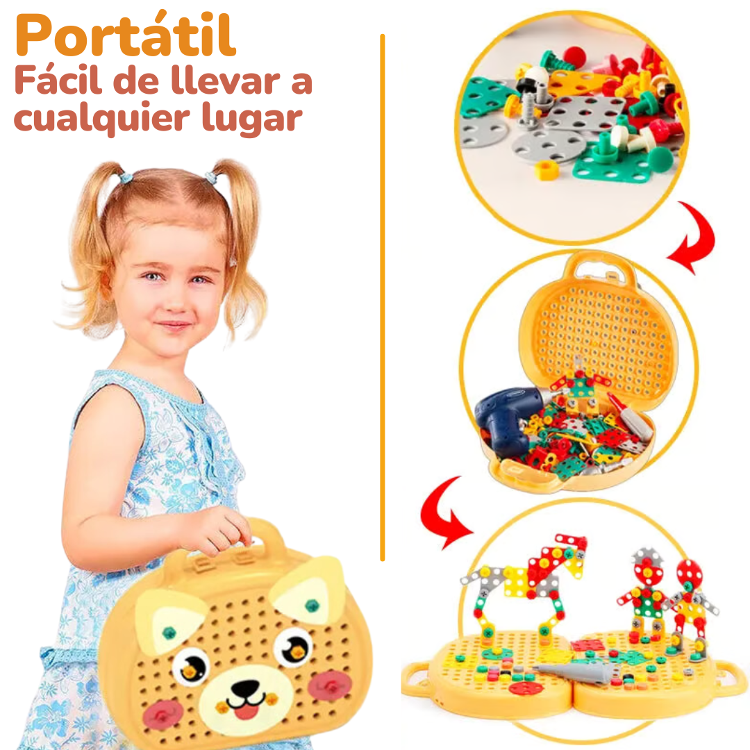 Juguete Creativo De Construcción Infantil Montessori