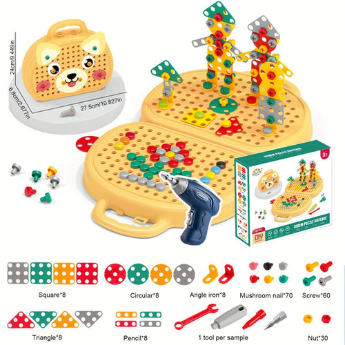 Juguete Creativo De Construcción Infantil Montessori